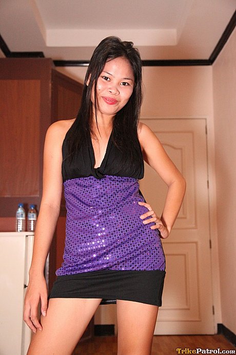 Alluring Filipina slut girlfriend broad Alona showing off her fine boobies & her hairy vagina - Image 2 of 21  in Pussy category   featuring Alona 