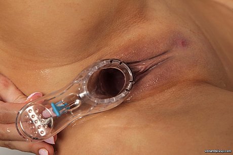 Hot blondie Jenna attractive lovely gapes her snatch with a speculum in a sleazy pissing solo - Image 10 of 20  in Pussy category   featuring Jenna Lovely 