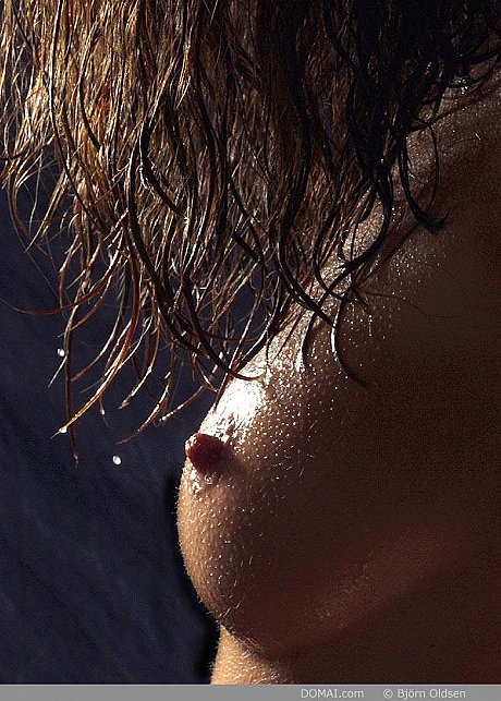 Teenie solo whore girlfriend lady with a ripped figure sports the wet look while posing undressed - Image 10 of 16  in Model category   featuring Klara 