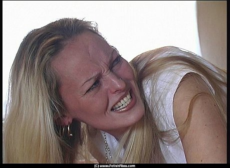 Three Caucasian bitches have their unprotected asses caned by a boy BF lover in a bedroom - Image 3 of 16  in Ass category  