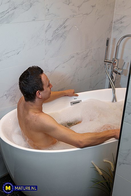 Horny old lady Noretta enjoys hardcore sex with her fresh teenie stud & takes a facial - Image 4 of 20  in Amateur category   featuring Nikki Nuttz, Noretta 