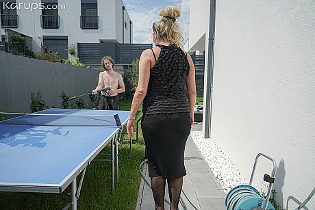 Mature blonde Vera Seed gets analized doggystyle by a horny man - Image 5 of 21  in Upskirt category   featuring Vera Seed 