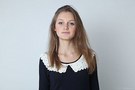 Adorable babe Linessa shows her beautiful body in a lovely dress & while undressed - Image 18 of 20  in Model category   featuring Linessa 