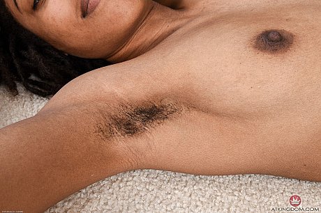 Silky black amateur Olivia Green parts her twat with her fingers - Image 6 of 18  in Pussy category   featuring Olivia Green 