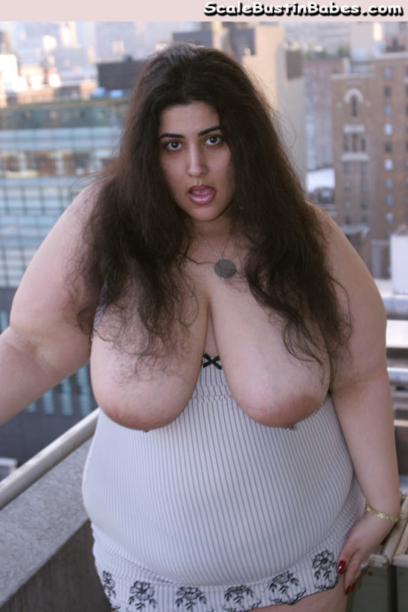 Brunette BBW Sasha NYC flaunts her massive breasts gives head and gets a humongous facial - #1397776