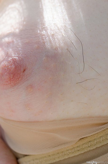 Redheaded amateur Roxanne shows her tasty bushy vagina up close outdoors - Image 9 of 20  in Pussy category   featuring Roxanne 