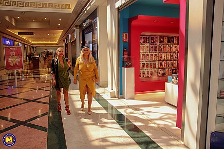 Chubby MILFs Alexa Blun & Musa Libertina pose in public in their sexy dresses - Image 12 of 20  in Latina category   featuring Musa Libertina, Alexa Blun 