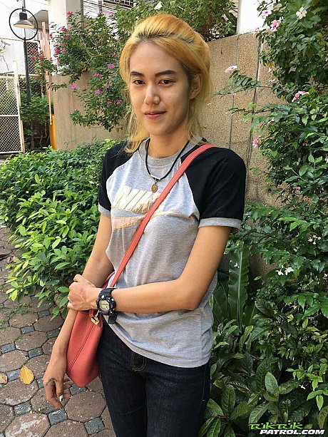 Blondie chinese teenie Yo exposes her body and gets a creampie after a POV fuck - Image 1 of 21  in Pussy category   featuring Yo 