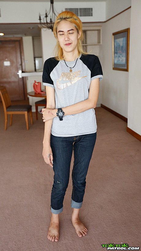 Blondie chinese teenie Yo exposes her body and gets a creampie after a POV fuck - Image 2 of 21  in Pussy category   featuring Yo 