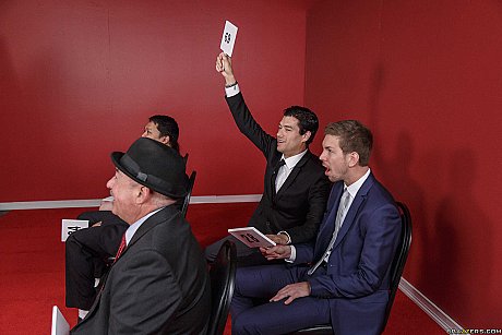 Busty pornstar Angela White getting double plowed by rich businessmen - Image 4 of 21  in Pussy category   featuring Xander Corvus, Angela White 