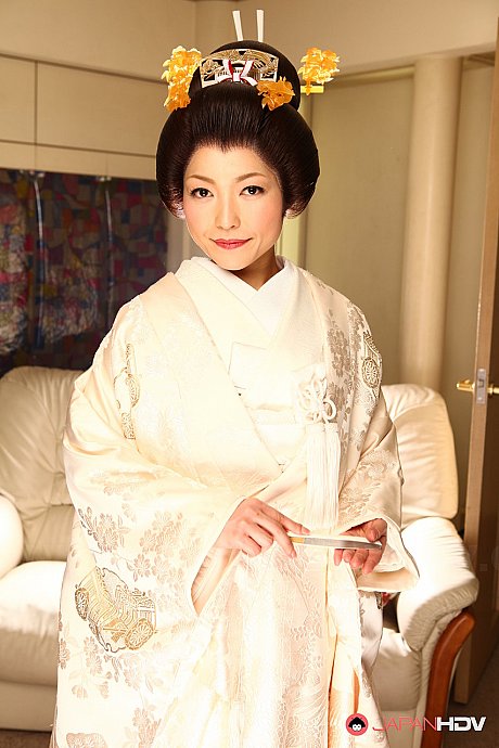 Japanese woman Yui Ayana has her melons fondled under traditional clothing - Image 1 of 15  in MILF category   featuring Yui Ayana 