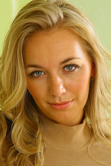 Blonde babe Hayley-Marie strips to her lacy leggings and shows her monstrous tits - Image 1 of 21  in Legs category   featuring Hayley Marie 