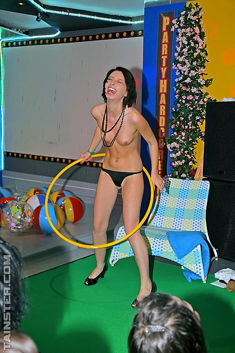 Drunk skanks have some stripping fun at the crazy night club party - Image 8 of 16  in Ass category  