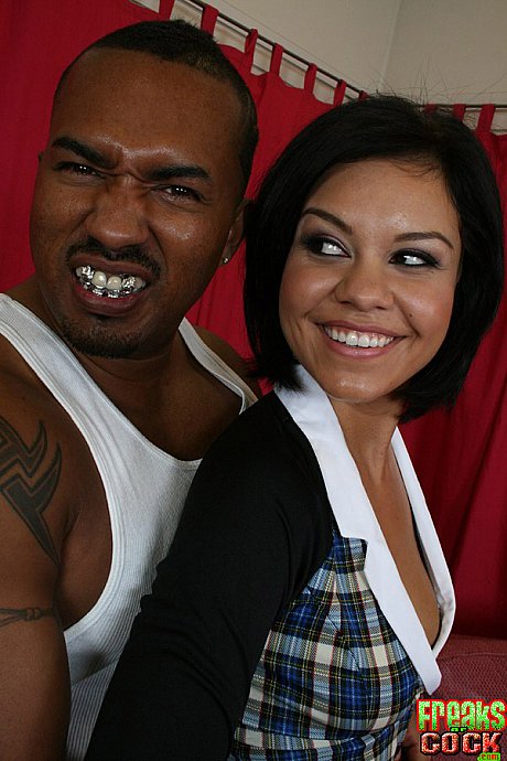 Brunette white chick gf chick Ruby Knox gets rammed by a well hung ebony fiance boy guy - Image 8 of 21  in Pussy category   featuring Ruby Knox 