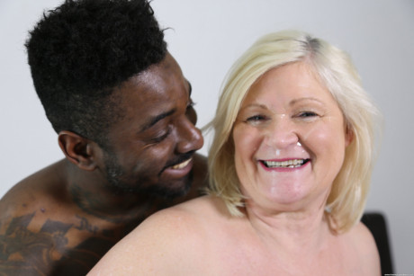 Big old lady Lacey Starr ends nasty interracial action with a facial - #128217