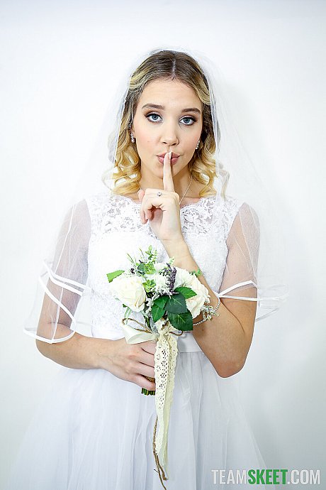 Petite teenie bride with a nice bum Sophia Sterling gets plowed by her godfather - Image 3 of 20  in Skirt category   featuring Ken Feels, Sophia Sterling 