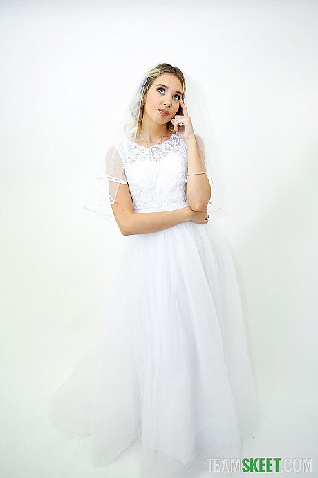 Petite teenie bride with a nice bum Sophia Sterling gets plowed by her godfather - Image 4 of 20  in Skirt category   featuring Ken Feels, Sophia Sterling 