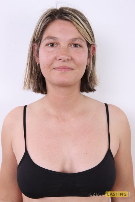 Sleazy yellow-haired mom Jaroslava takes off all her clothes for the first time - #1110471