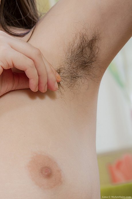 Fresh teenie doll Lima flaunts pretty toes, puffy nipples & sensational bushy cunt - Gallery #36655