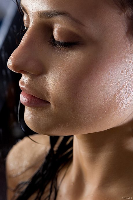 Alluring brunette teenie Taini A shows off her awesome undressed body - Image 20 of 21  in Model category   featuring Taini A 