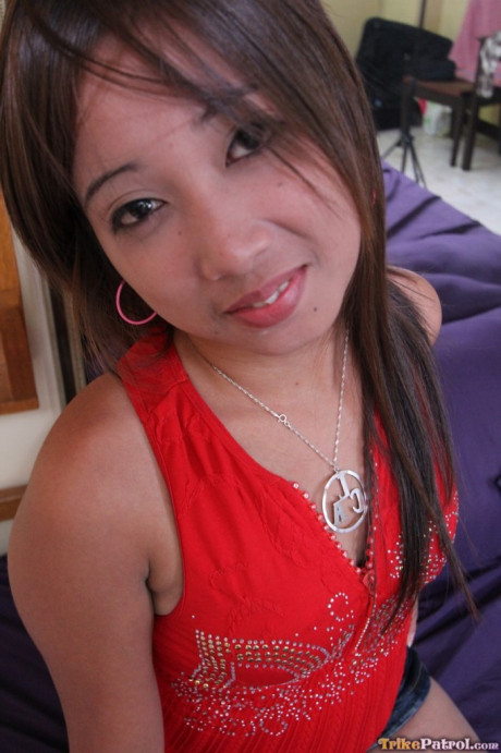 Thin oriental cutie shows her dong blowing skills before getting her booty cummed - #1459892