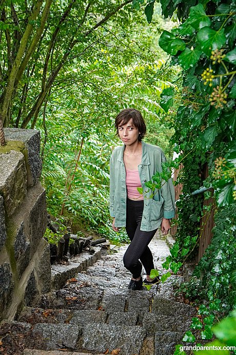 Cougar girl watches a dirty teenie babe riding an older penis in public - Image 4 of 20  in Outdoor category   featuring Amit Sun, Danny Bloom, Majk Slapp 