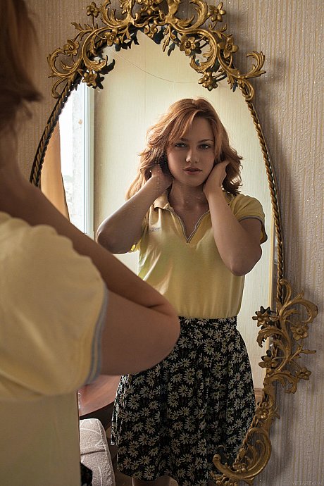 Teen with blue eyes Shirley Tate shows her small boobies and flaunts her twat - Image 2 of 20  in Close Up category   featuring Shirley Tate 