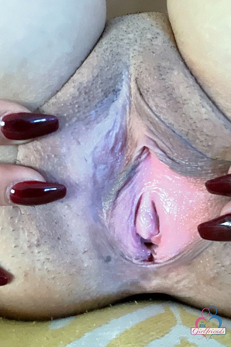 Pretty petite girlfriend Alexia Anders spreads her shaved twat up close - Image 11 of 21  in Big Clit category   featuring Alexia Anders 