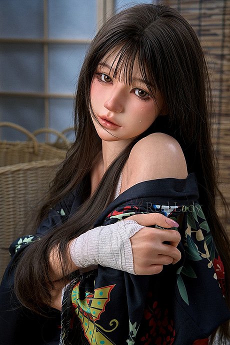 Ravishing girl GF girl with long hair strips to socks and red ankle ties - Image 2 of 21  in Sex Doll category  