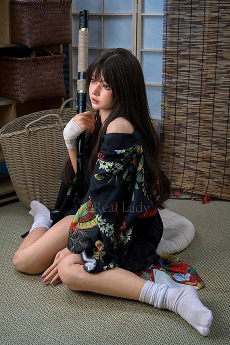 Ravishing girl GF girl with long hair strips to socks and red ankle ties - Image 3 of 21  in Sex Doll category  