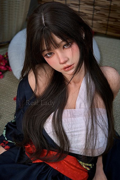 Ravishing girl GF girl with long hair strips to socks and red ankle ties - Image 7 of 21  in Sex Doll category  