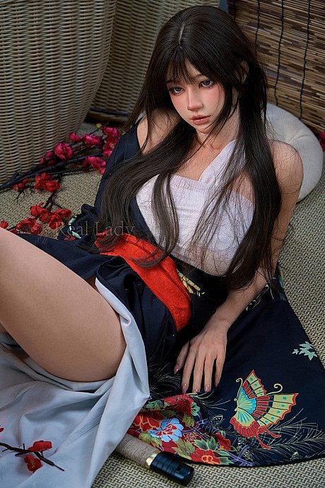 Ravishing girl GF girl with long hair strips to socks and red ankle ties - Image 9 of 21  in Sex Doll category  