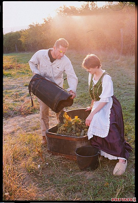 All-natural Czech MILF with gigantic breasts Jane Darling rides in the vineyard - Image 16 of 20  in Legs category   featuring David Perry, Jane Darling 