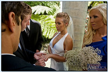 Bride Nicole Aniston gets boned by her boy best friend in the bathroom - Image 8 of 20  in Skirt category   featuring Nicole Aniston, Alan Stafford 