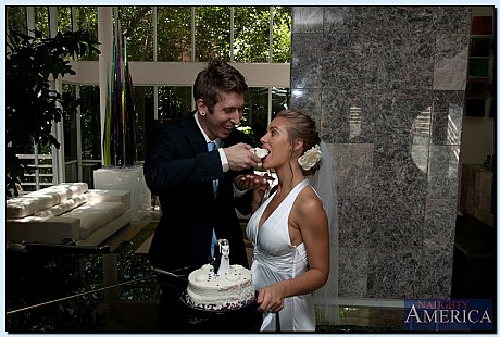 Bride Nicole Aniston gets boned by her boy best friend in the bathroom - Image 10 of 20  in Skirt category   featuring Nicole Aniston, Alan Stafford 