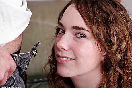 Amateur female Sammy Grand having her hairy muff licked and poked - Image 6 of 16  in Spreading category   featuring Seth Dickens, Sammy Grand 