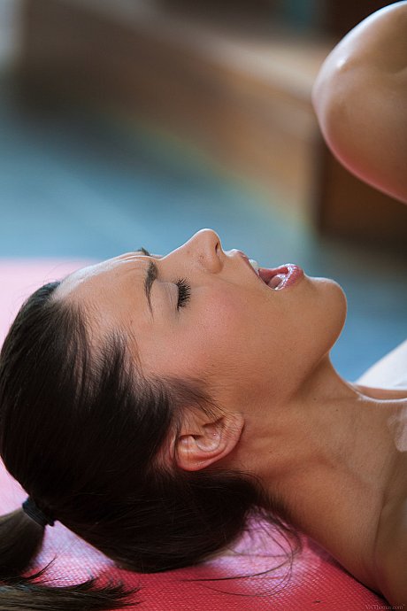 Lesbian babes Penelope spunk & Carolina Abril have steamy oral sex during yoga - Image 20 of 20  in Model category   featuring Carolina Abril, Penelope Cum 