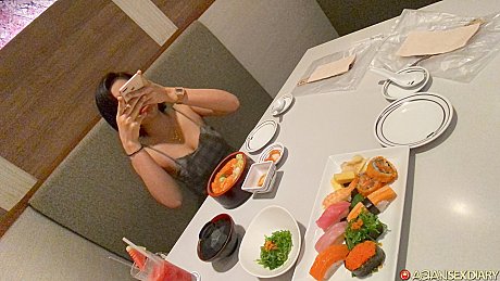 Ravishing pretty oriental babe Toei B teases in a charming tight dress and gets a dicking - Image 6 of 20  in Pussy category   featuring Toei B 