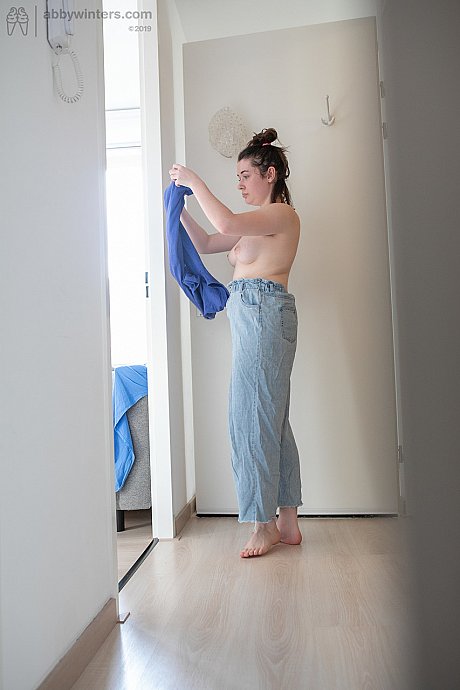 Horny Australian amateur Casey Q gets spied on while dressing in her pajamas - Image 15 of 21  in Tiny Tits category   featuring Casey Q 