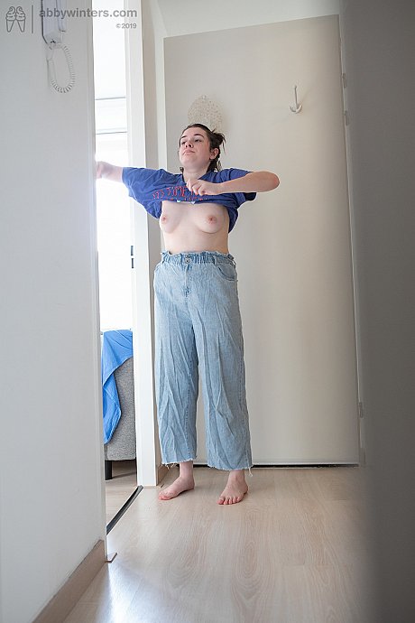 Horny Australian amateur Casey Q gets spied on while dressing in her pajamas - Image 19 of 21  in Tiny Tits category   featuring Casey Q 