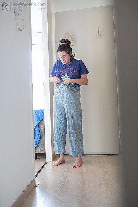 Horny Australian amateur Casey Q gets spied on while dressing in her pajamas - Image 20 of 21  in Tiny Tits category   featuring Casey Q 