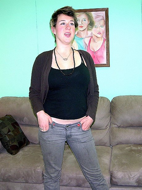 Busty amateur Charlie strips naked & shows off her trimmed pussy - Image 3 of 21  in Pussy category   featuring Charlie 