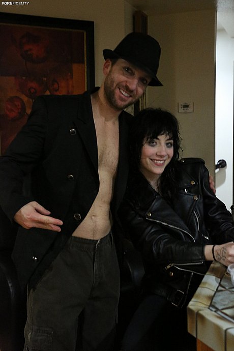 Goth pornstar in black Charlotte Sartre rides Ryan Madison's penis in the bed - Image 15 of 16  in Outdoor category   featuring Ryan Madison, Charlotte Sartre
