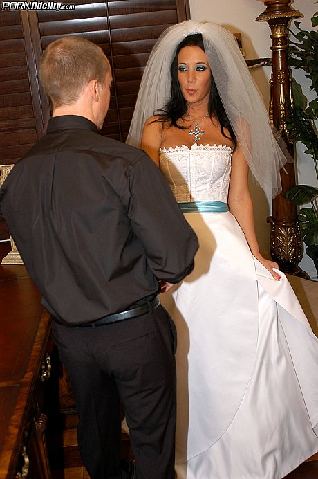 Monstrous bride Jayden Jaymes puts on her wedding dress then mounts the priest - Image 7 of 21  in Hardcore category   featuring Ryan Madison, Jayden Jaymes 