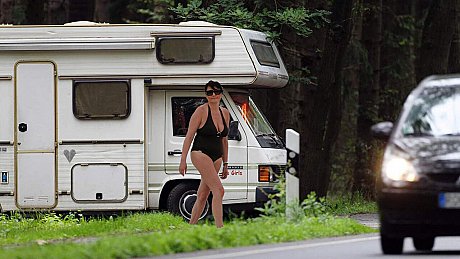 Cougar street hooker Mariolitta has sexual intercourse with strangers - Image 10 of 21  in Outdoor category   featuring mariolitta 