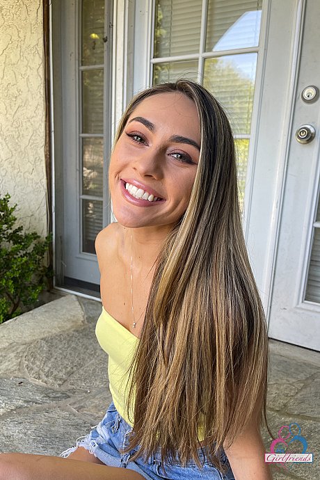 Lovely teen Mackenzie Mace shows her irresistible trimmed cunt up close - Image 1 of 21  in Close Up category   featuring Mackenzie Mace 