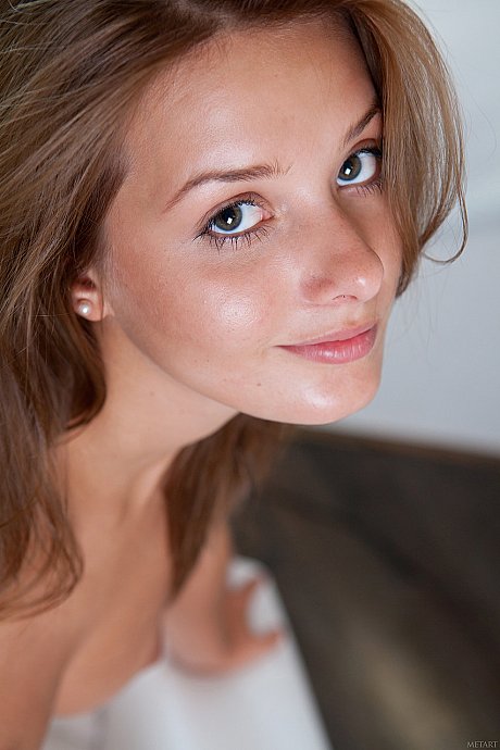 Glamorous young Edwige A displaying her huge titties and trimmed pussy - Image 7 of 20  in Pussy category   featuring Anna Tatu 