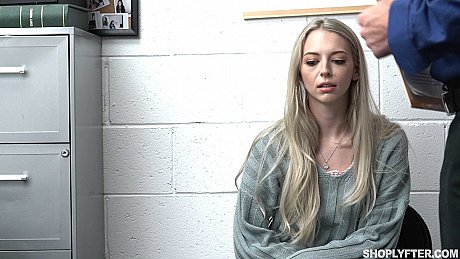 Teenage shoplifter Lily Larimar gets caught and hammered by a police officer - Image 4 of 20  in Hardcore category   featuring Lily Larimar, Jack Vegas 