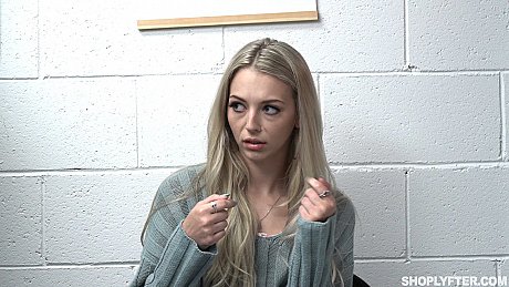 Teenage shoplifter Lily Larimar gets caught and hammered by a police officer - Image 6 of 20  in Hardcore category   featuring Lily Larimar, Jack Vegas 
