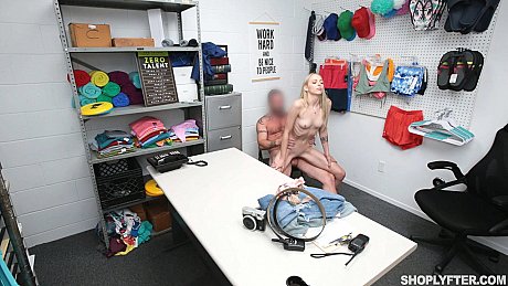 Teenage shoplifter Lily Larimar gets caught and hammered by a police officer - Image 10 of 20  in Hardcore category   featuring Lily Larimar, Jack Vegas 